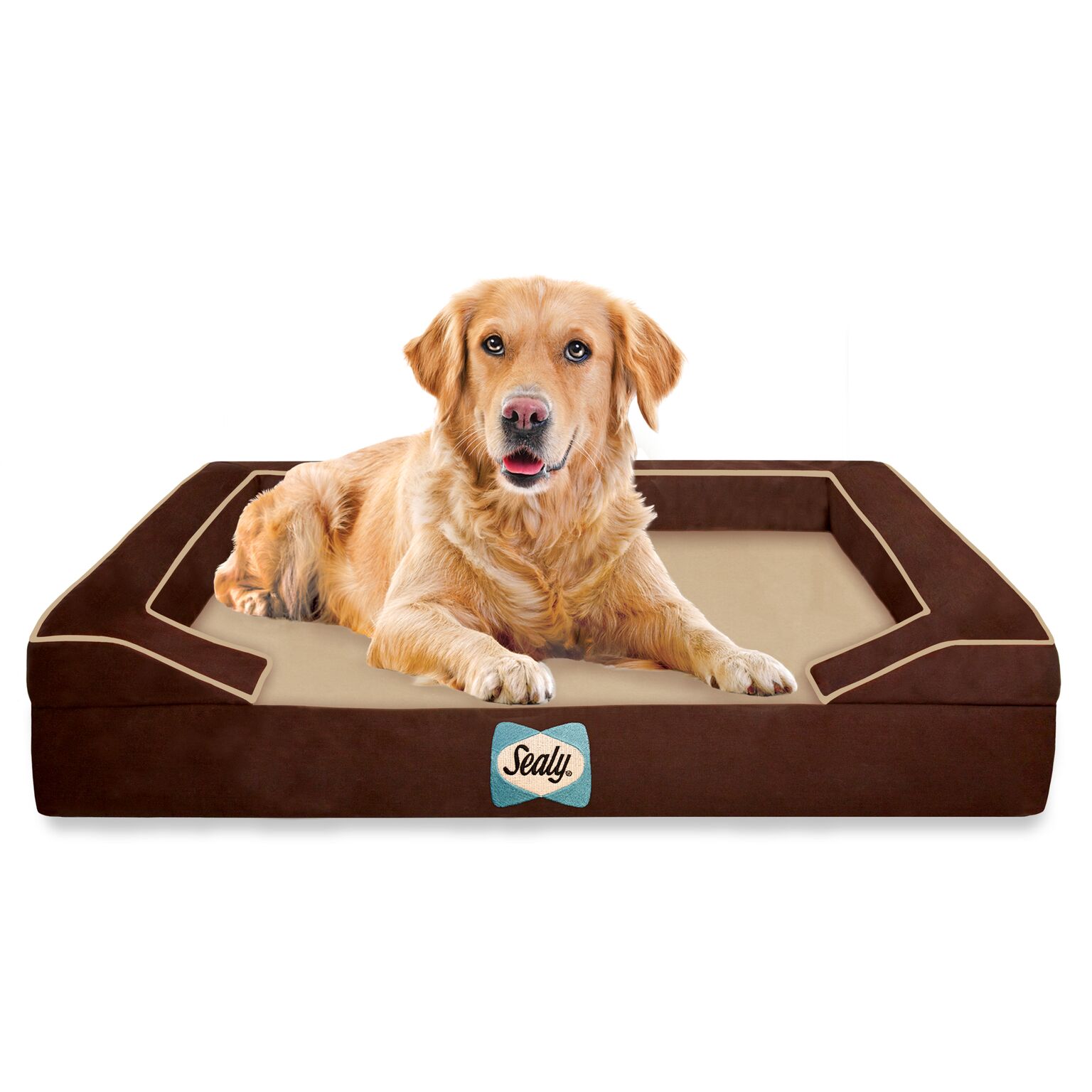 Sherpa Fleece top of orthopedic dog bed